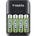 Carregador de bateria Varta Quattro com 4 pilhas R6/AA