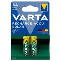 Pilhas AA recarregáveis Varta Solar 800mAh - 2 unidades.