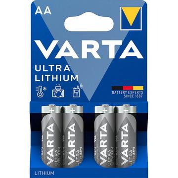 Bateria Varta Ultra Lithium L91/AA - 4 unidades