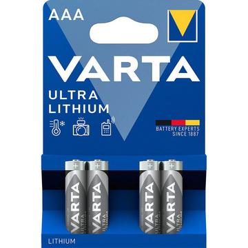 Bateria Varta Ultra Lithium L92/AAA - 4 unidades