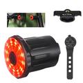 WEST BIKING YP0701317 Almofada de assento / Suporte para espigão de selim Carregamento USB Luz traseira LED para bicicleta Luz traseira de aviso de indução de travagem inteligente à prova de água para ciclismo