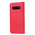 Capa Tipo Carteira para Samsung Galaxy S10 - Vermelho