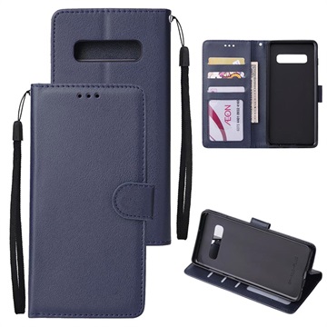 Capa Tipo Carteira para Samsung Galaxy S10+ - Azul Escuro