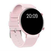 Smartwatch à Prova de Água com Monitor Cardíaco - Cor-de-Rosa