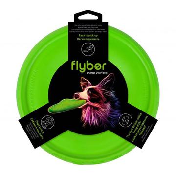 Disco voador de dupla face Waudog Flyber - 22cm - Verde claro