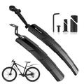 West Biking YP0714023 Conjunto de guarda-lamas dianteiros e traseiros para bicicletas