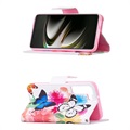 Bolsa tipo Carteira Wonder Series para Samsung Galaxy S22 5G - Borboletas