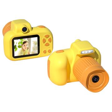 Mini câmara digital X18 Kids - Gravação de vídeo HD, 32GB - Amarelo