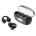 XUNDD X18 TWS Clip-on Headphones V5.3 Bluetooth Air Conduction Open Ear Earphones Wireless Sports Earhook Headset (Open Box - Bulk) - Black