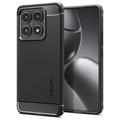 Capa de TPU Spigen Rugged Armor para Xiaomi 14T - Preto