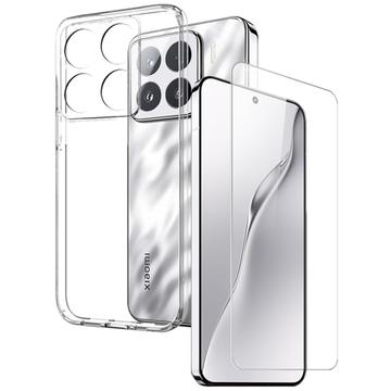 Conjunto de Proteção 2-em-1 Northjo para Xiaomi 15 - Transparente