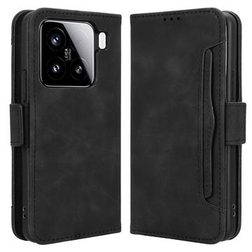 Bolsa tipo Carteira Cardholder para Xiaomi 15 Pro - Preto