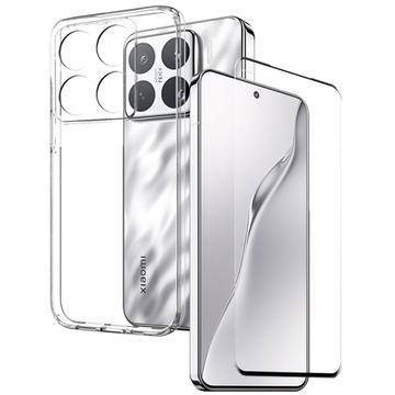 Conjunto de Proteção 2-em-1 Northjo para Xiaomi 15 Pro - Transparente