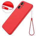 Capa de Silicone Líquido para Xiaomi Poco M6/Redmi 13R - Vermelho