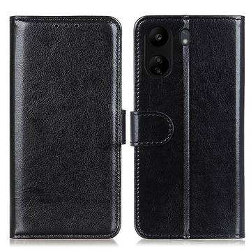 Bolsa Tipo Carteira para Xiaomi Poco C65/Redmi 13C - Preto