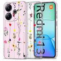 Capa de TPU Tech-Protect FlexAir+ para Xiaomi Redmi 13 - Flores