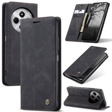 Bolsa Tipo Carteira Caseme 013 Series para Xiaomi Redmi 14C - Preto