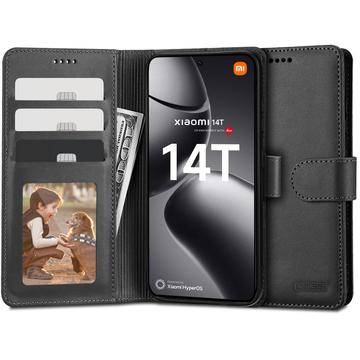 Capa para carteira Tech-Protect com íman e suporte para Xiaomi 14T - Preto