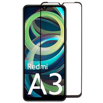 Película Protectora de Vidro Temperado para Xiaomi Redmi A3 - Borda Preta