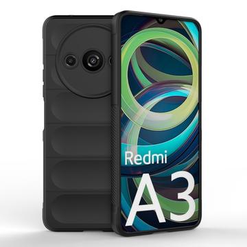 Capa de TPU Rugged para Xiaomi Redmi A3 - Preto