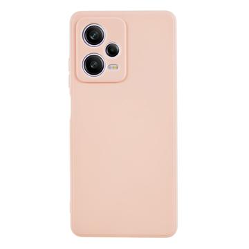 Capa de TPU Mate Anti Dedadas para Xiaomi Redmi Note 12 Pro - Cor-de-Rosa