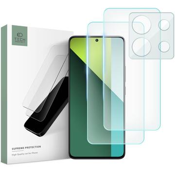 Xiaomi Redmi Note 13 Pro/Poco X6 Conjunto de proteção suprema Tech-Protect - Transparente