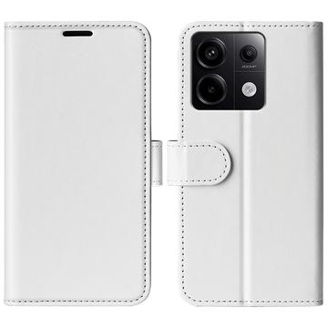 Bolsa Tipo Carteira com Fecho Magnético para Xiaomi Redmi Note 13 Pro - Branco