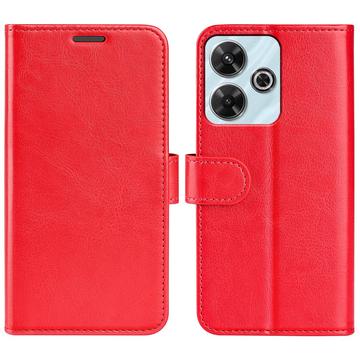 Capa tipo carteira com fecho magnético para Xiaomi Redmi Note 13R/Poco M6 4G/Redmi 13 5G