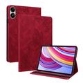 Capa Folio Série Butterfly para Xiaomi Redmi Pad Pro/Poco Pad - Vermelho