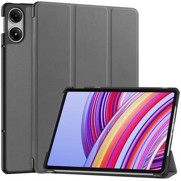 Bolsa Fólio Inteligente Tri-Fold para Xiaomi Redmi Pad Pro/Poco Pad - Cinzento