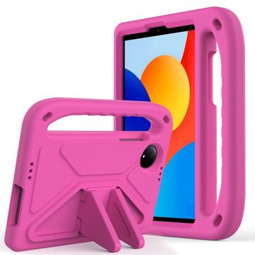 Bolsa Transportadora para Crianças à Prova de Choque para Xiaomi Redmi Pad SE 8.7 - Cor-de-Rosa Forte