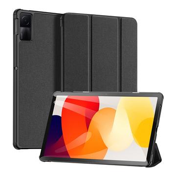 Bolsa tipo Folio Smart Tri-fold Dux Ducis Domo para Xiaomi Redmi Pad SE - Preto