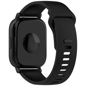 Bracelete em Silicone Suave Xiaomi Redmi Watch 5 Active - Preto