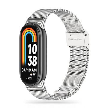 Bracelete Tech-Protect Milanese para Xiaomi Smart Band 8/9 NFC - Prateado