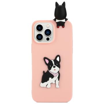 Capa de TPU 3D Cartoon para iPhone 14 Pro Max - Cão