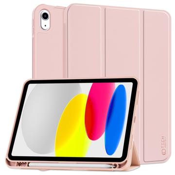 Capa dobrável com três dobras para caneta Tech-Protect SmartCase para iPad (2022) - Cor-de-Rosa