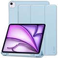 Capa dobrável com três dobras para caneta Tech-Protect SmartCase para iPad Air 13 (2024) - Azul-celeste