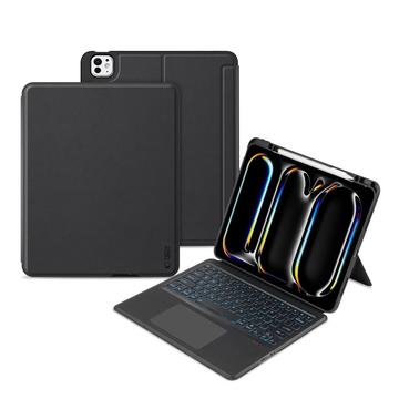 Capa para teclado Bluetooth Tech-Protect SmartCase Mag Pen para iPad Pro 13 (2024) - Preto