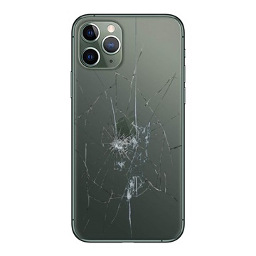 Reparação da capa traseira do iPhone 11 Pro - só vidro - Verde