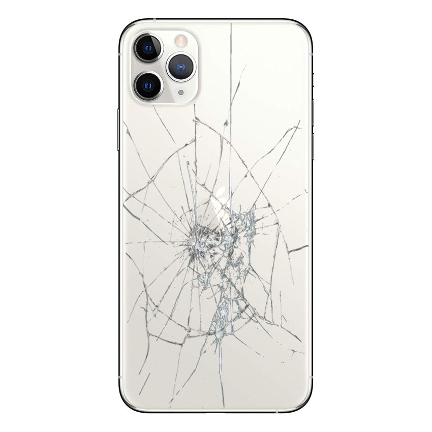 Reparação da capa traseira do iPhone 11 Pro Max só vidro