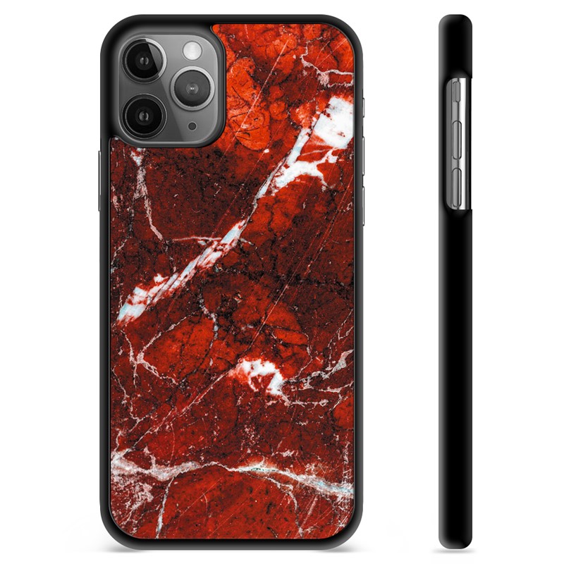 Capa Protectora para iPhone 11 Pro Max Mármore Vermelho