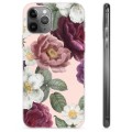 Capa de TPU para iPhone 11 Pro Max  - Flores Românticas