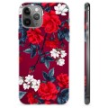 Capa de TPU para iPhone 11 Pro Max  - Flores Vintage