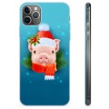 Capa de TPU para iPhone 11 Pro Max  - Porquinho de Inverno