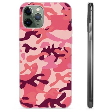 Capa de TPU para iPhone 11 Pro  - Camuflagem Rosa