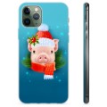 Capa de TPU para iPhone 11 Pro  - Porquinho de Inverno