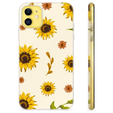 Capa de TPU para iPhone 11  - Girassol