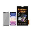 Protetor de ecrã PanzerGlass Capa CamSlider Privacy para iPhone 11/XR - Borda preta