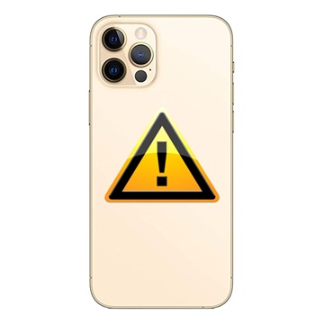 iPhone 12 Pro Battery Cover Repair - incl. frame - Gold