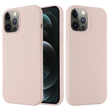 Capa de silicone líquido para iPhone 12/12 Pro - Compatível com MagSafe - Cor-de-Rosa